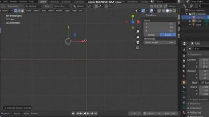 Как сделать квадрат в Blender. А потом из него кубик.