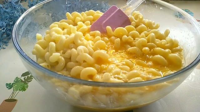 Запеканка из макарон в духовке. Бабка.