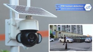 Inqmega 4g painel solar câmera pir câmera de segurança da bateria ao ar livre ptz wi fi suporte de d