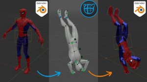 Учебный курс Cascadeur. Урок 11 Использование Rigify rig (из Blender в Cascadeur и обратно)