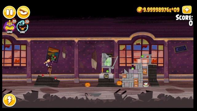 Una mansión embrujada llena de cerdos - Angry Birds Seasons Parte 7 - Loquendo