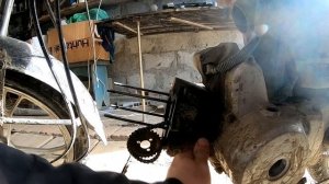 ЗАМЕНА КОЛЕЦ НА МОПЕДЕ АЛЬФА/ПЕРВЫЙ ЗАПУСК