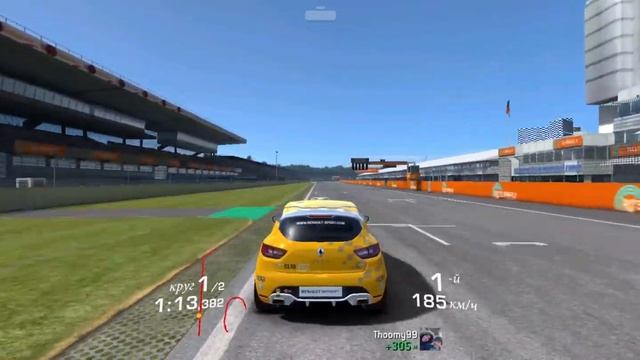 Real Racing 3 / Renault Clio Cup / Hockenheimring / Короткая / Кубок смотреть онлайн