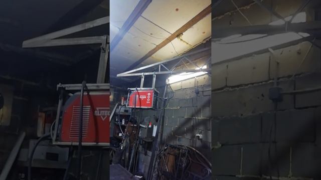 Гараж. Хорошая приспособа для сварочного полуавтомата, #своимируками #сварка  #сварочныйполуавтомат