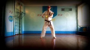 Каратэ клуб СКИФ/Karate club SKIF. Тренировка с FIGHT BALL на точность удара, реакцию и координацию