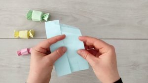 Origami candy pack/how to make candy pack from paper😍