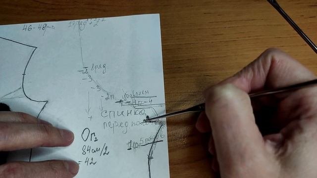 Жакет Шанель по выкройке вяжем крючком 1Ч