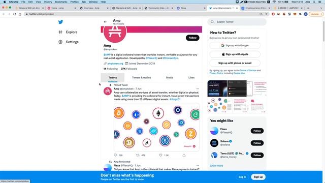 ОБЗОР КРИПТОВАЛЮТЫ AMP на Бинансе смотреть онлайн