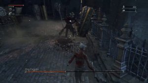 Отец Гаскойн без урона. Перс без прокачки. Bloodborne 2022.