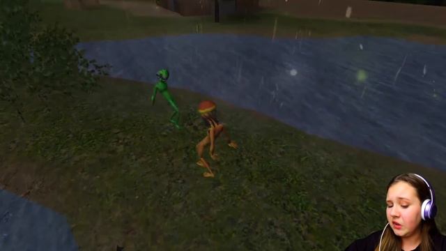 Scary Green Alien Tricks Grandpa from Hello Neighbor!? смотреть онлайн