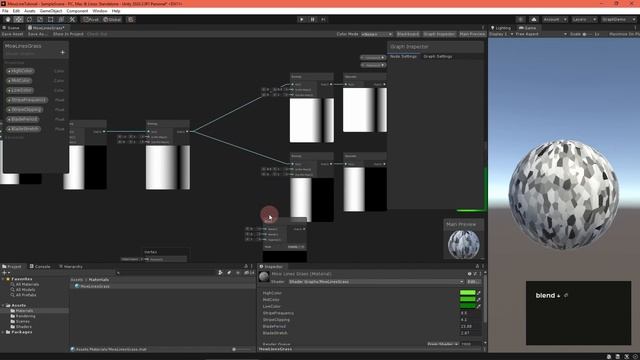 Sparkling Grass Lawn in Shader Graph! Unity URP Procedural Material ✔️ 2020.3 | Game Dev Tutorial