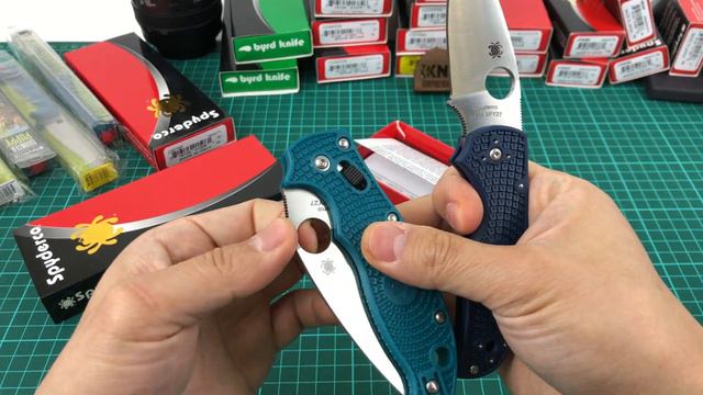 Нож "Native 5" и Manix 2 в стали Crucible CPM SPY27 от Spyderco!