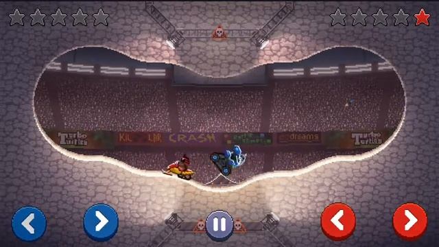 Drive Ahead! Replay: Бот смерти vs. Снегоход. смотреть онлайн