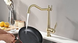 Смеситель для кухни Paulmark Retro бронза