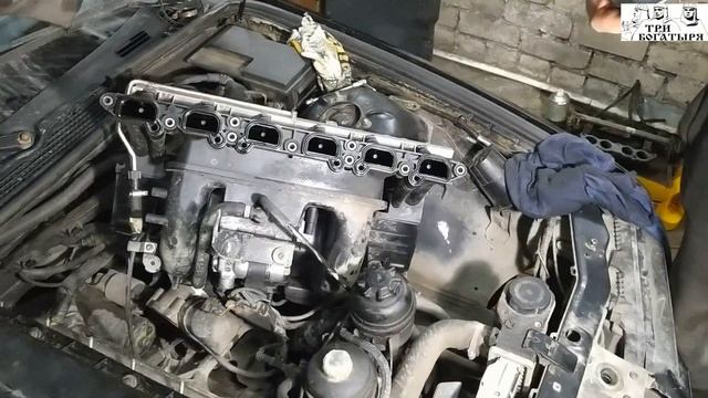 Удаляем КВКГ на моторе BMW M54. смотреть онлайн