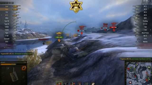 Клан IDF World of Tanks 2x Lowe и ИС-6 смотреть онлайн