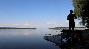 Рыбалка на фидер в Июне. Правильный промер глубины. Гитара. Костёр.