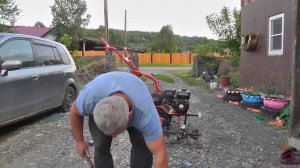 Увеличение фрез мотоблока АГАТ.