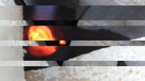 Плавим медь газовой горелкой/Copper smelting by gas burner.