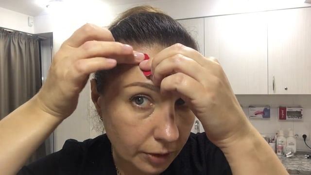 Тейпирование лица. Поднимаем бровь. Метельская Ольга смотреть онлайн