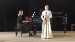 Сафронова Эльвира. саксофон. 11 лет. Престо. Д. Пешетти