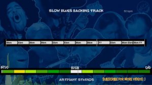 Slow Blues Backing Track in Bb Minor