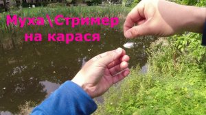 #мормышинг | Муха и Стример на Карася | Два варианта | Вяжем прямо на водоеме!!! |