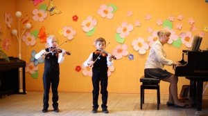 Иванов Филипп, 7 лет, Спирков Даниил, 8 лет. МБУДО "Шекснинская детская школа искусств"