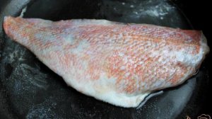 Морской окунь в сливочном соусе