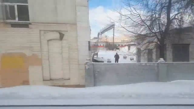 Москва - Нижние котлы из окна пригородного электропоезда сообщением Москва - Ожерелье.