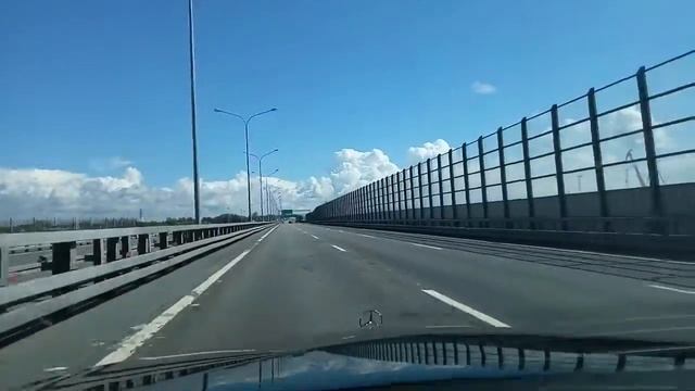 Питер, КАД от Кронштадта в сторону города смотреть онлайн