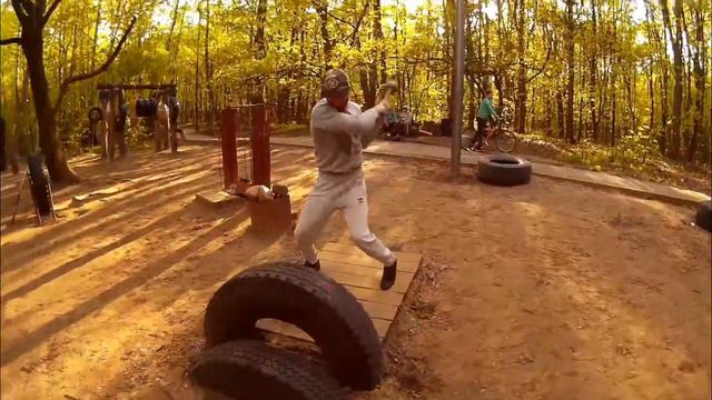 Спортплощадка в Кузьминках. Майская треня ч2