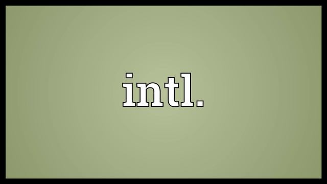 Intl. Meaning смотреть онлайн