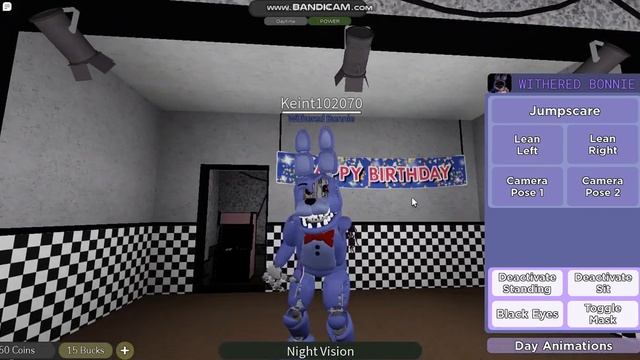 Archived Nights : Withered Bonnie Showcase (roblox) смотреть онлайн