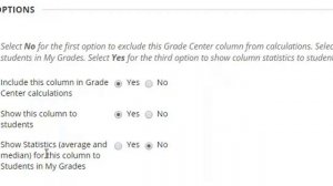 Manually Create Grade Columns in Blackboard Grade Center and Enter Grades