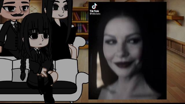 реакция уэнздей и её родителей
