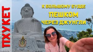 ПЕШКОМ К БОЛЬШОМУ БУДДЕ. Дорога через джунгли. Big Budda и много диких обезьян