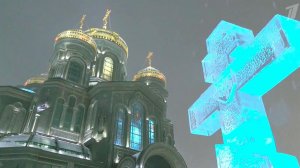 Православные верующие отмечают Крещение Господне