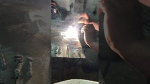 Сварка алюминия на постоянном токе на загрязнённом изделии ( эксперимент )