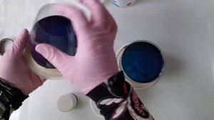 Подсвечники из эпоксидной смолы и гипса.