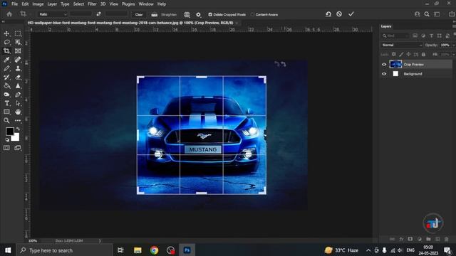 Adobe Photoshop Tutorial About Crop Tool, Photoshop Crop Tool ko Kaise Use Kare ? смотреть онлайн