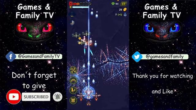 ?? 1945 Air Force: Arcade Shooter games / New Update / LVL 281 - 285 / Gameplay (Android, iOS) ? смотреть онлайн