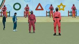 Игра в Кальмара - Сравнение размеров | Самые большие персонажи игры в кальмара