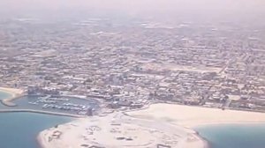 съёмка с вертолёта Пальмового острова в Дубаях 2011г