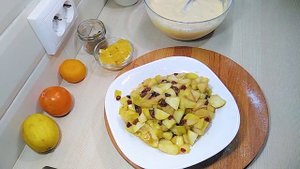Новогодняя ШАРЛОТКА с яблоками и апельсином / НОВОГОДНИЕ РЕЦЕПТЫ за 15 минут