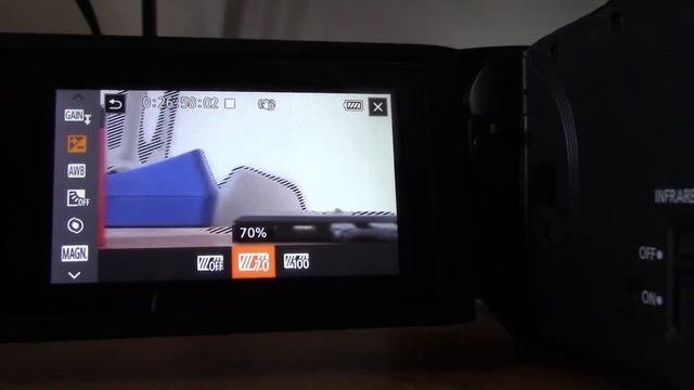 Canon XA40: zebra pattern exposure guide смотреть онлайн