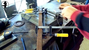 Круглый разборной кухонный стол из профильной трубы своими руками. 1 часть