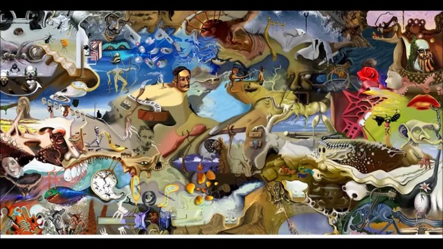 Френки Шоу - о творчестве (Последний монолог) в сопровождении картины Сальвадора Дали смотреть онлайн