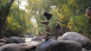 Amazing Man Who Reads Gravity - Mind Blowing Stone Balancer