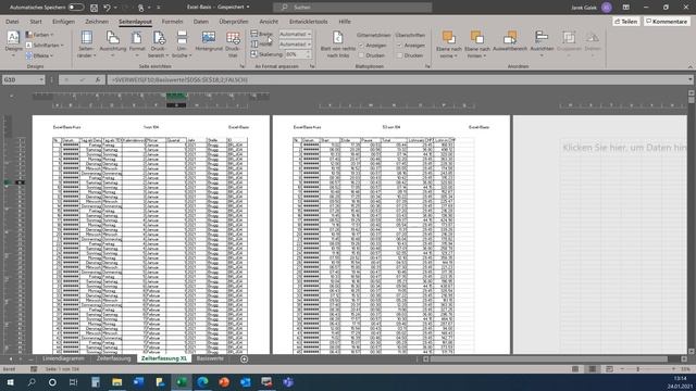 31, Excel Basis, Inhalte auf A4 skalieren, an Format anpassen, Breite, Höhe, definieren смотреть онлайн